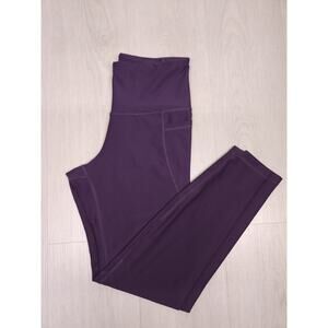 Old Navy Active Size M Purple Elevate Leggings GO-DRY Great Condition Women's